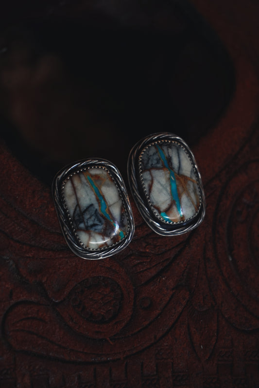 Royston Turquoise Stud Earrings
