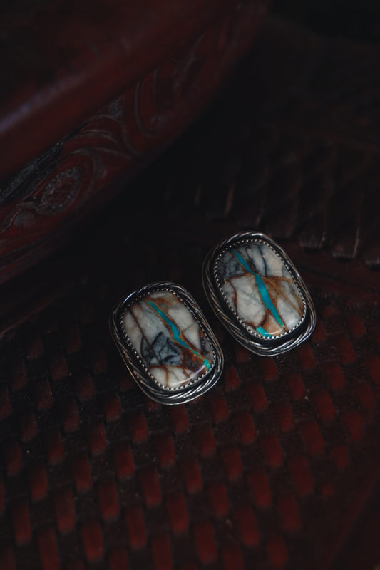 Royston Turquoise Stud Earrings