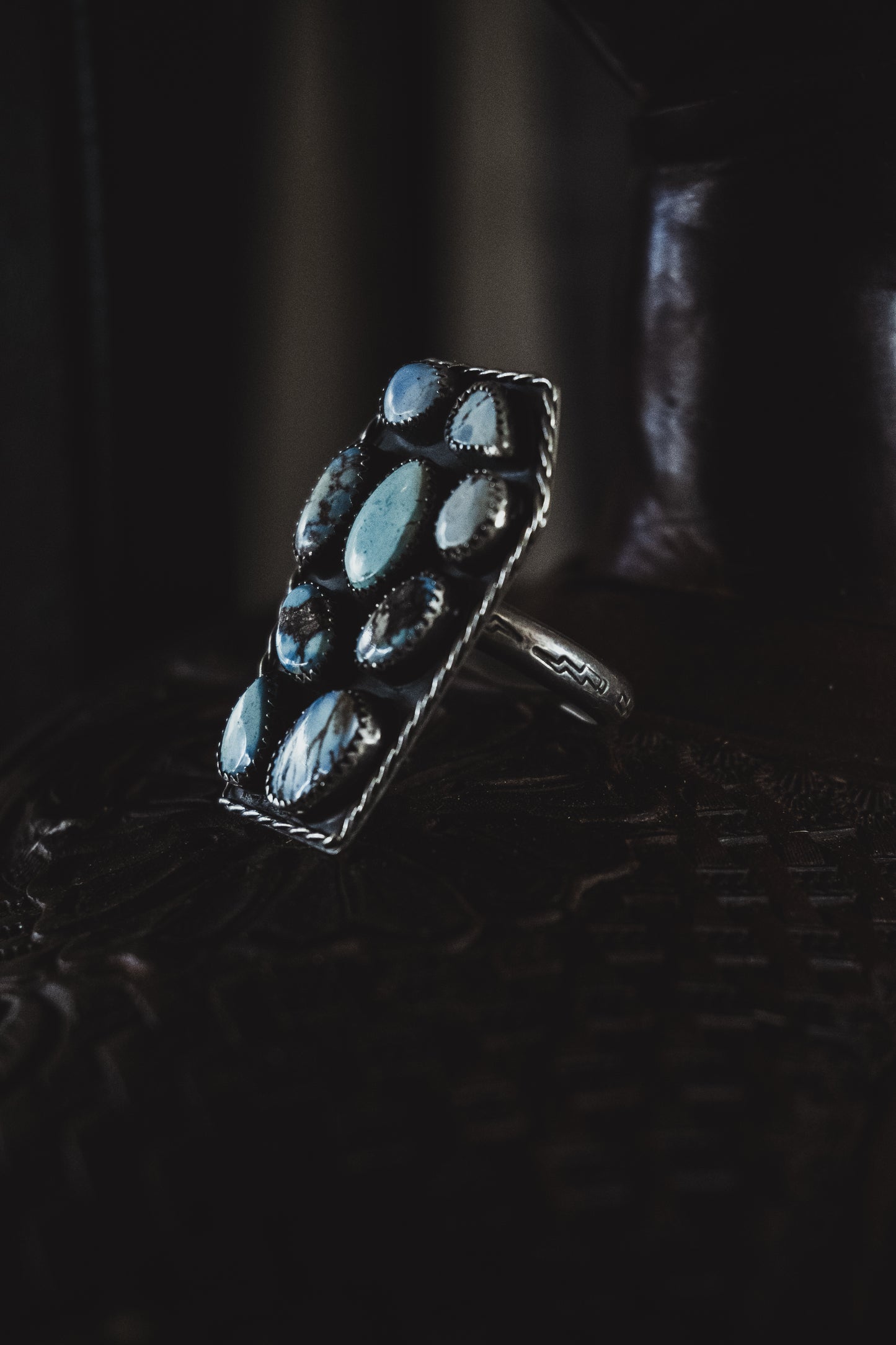 Golden Hill Turquoise Coffin Ring