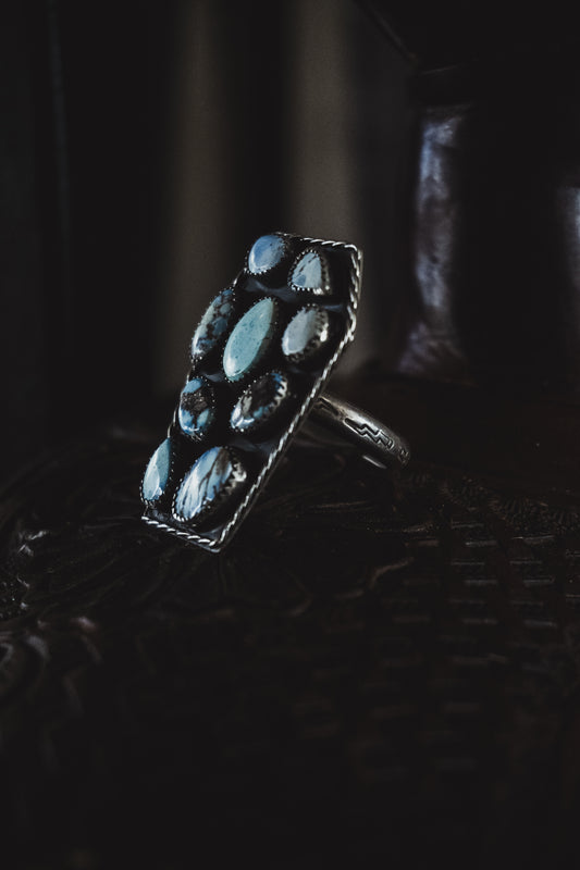 Golden Hill Turquoise Coffin Ring
