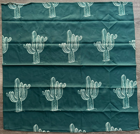 Green Cactus Scarf