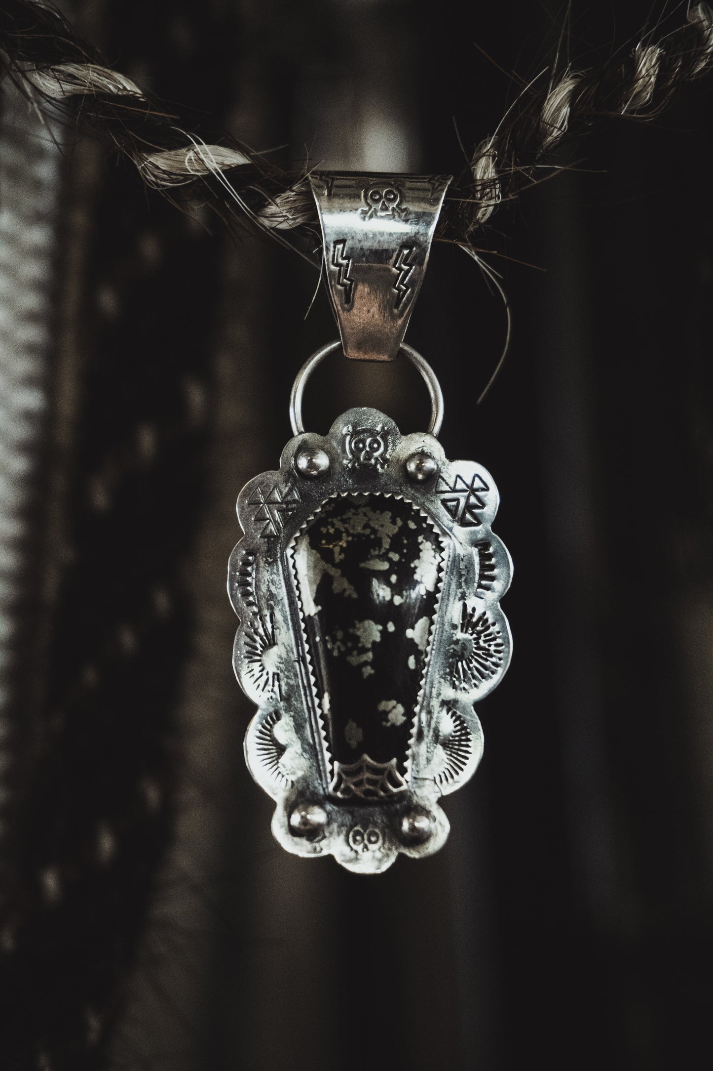 Apache Gold Coffin Pendant