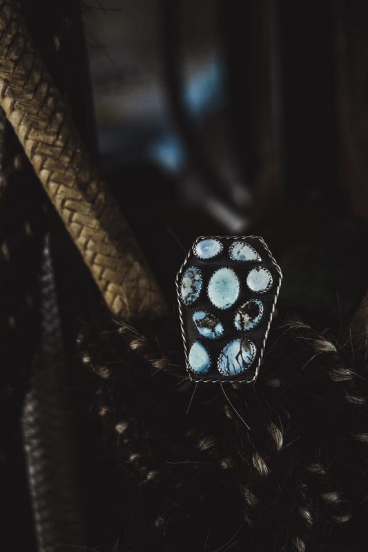 Golden Hill Turquoise Coffin Ring