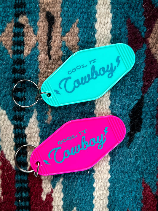 Cool It Cowboy Keyring