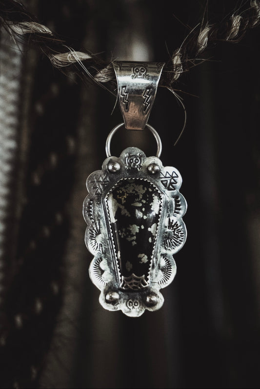 Apache Gold Coffin Pendant