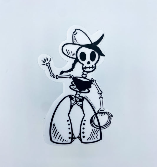 Skeleton Cowgirl